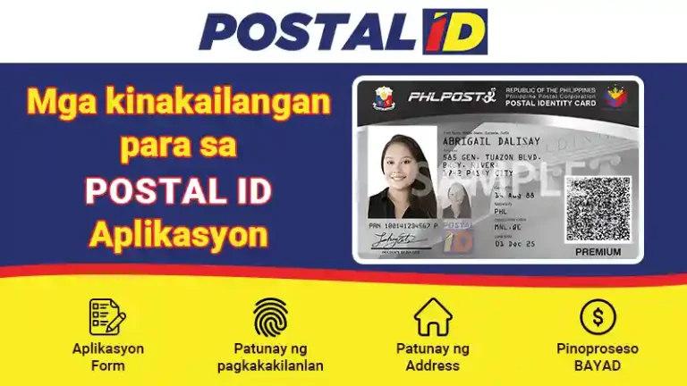 Postal ID Online Application
